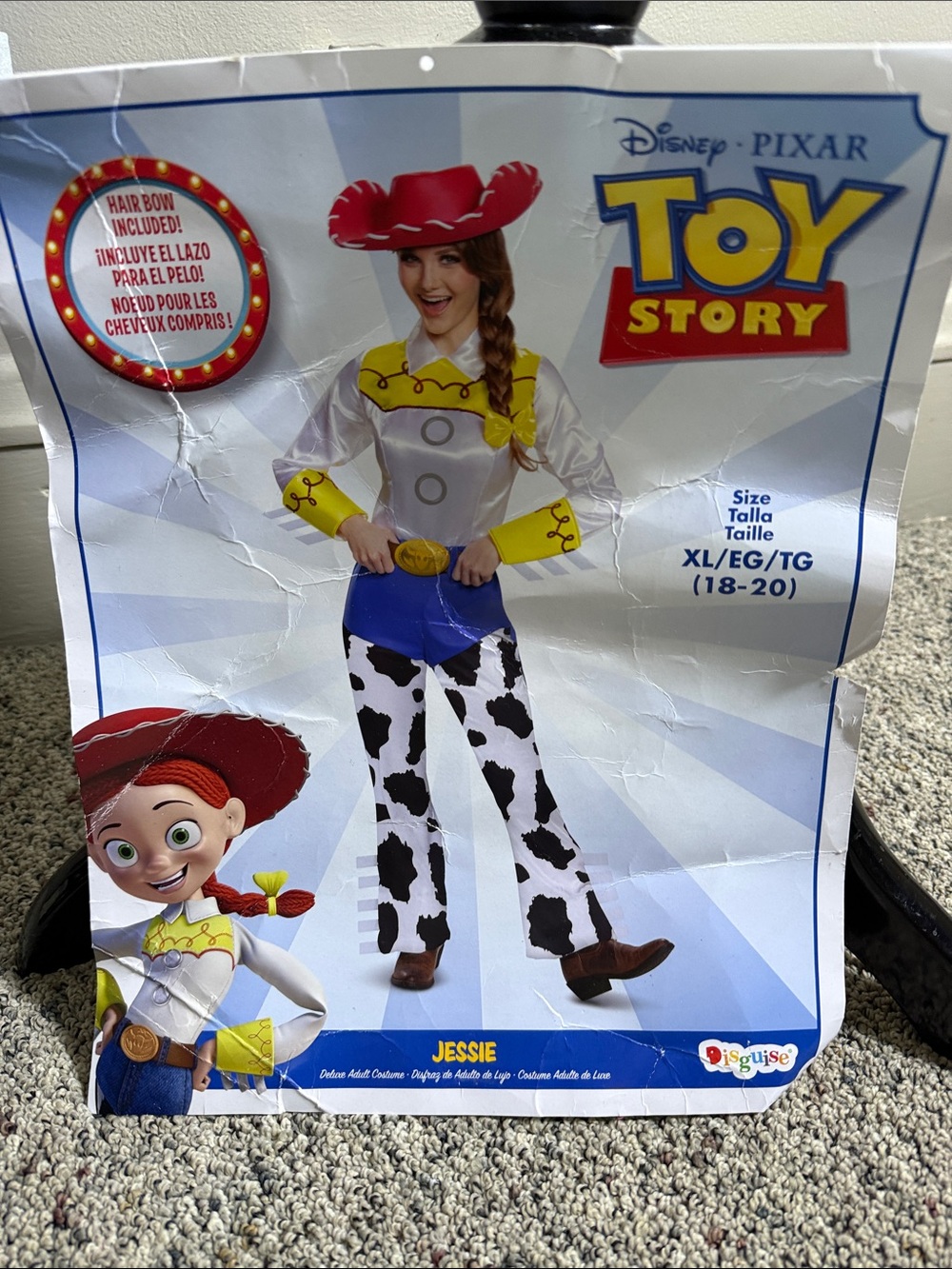 Toy Story Cowgirl Jessie Costume Disney Pixar Halloween Cosplay Sz XL - Picture 2 of 16